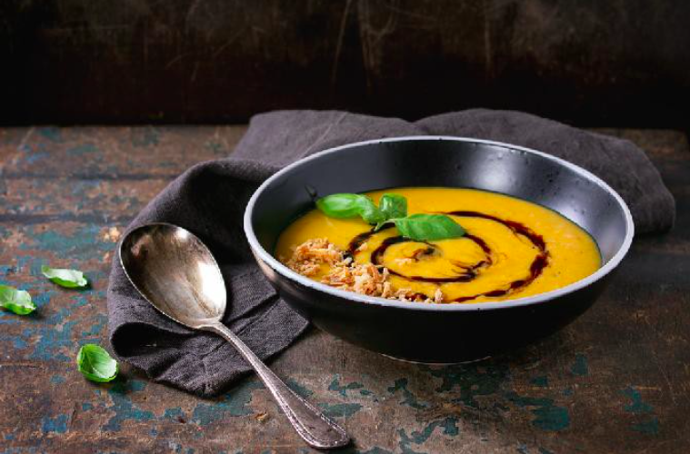 Sweet Potato Basil Soup