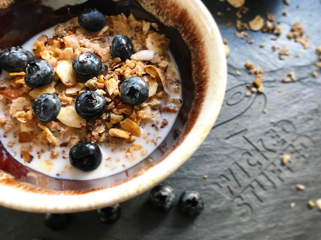 Crunchy Cinnamon Keto Granola