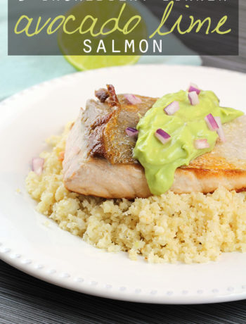 5 Ingredient Avocado Lime Salmon